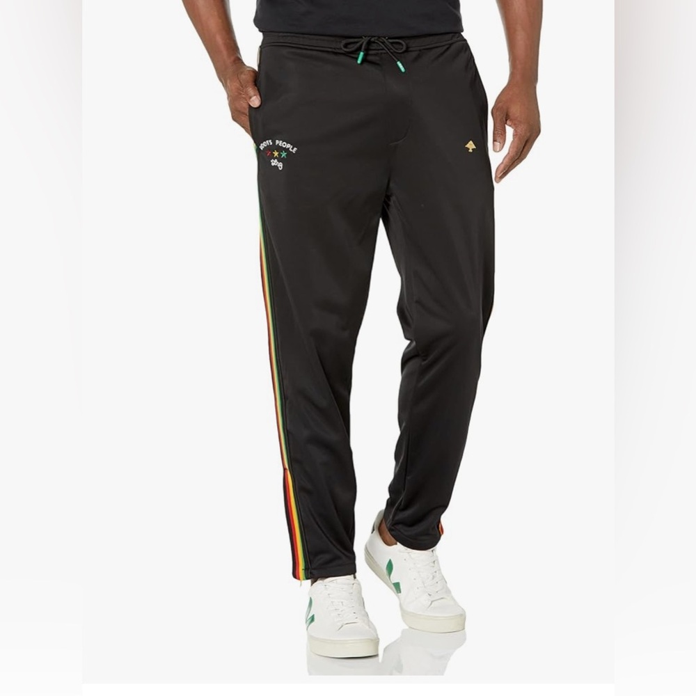 LRG Men's Musical Roots Track Pants Men's Black Track Pants